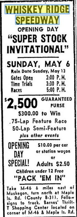 Whiskey Ridge Raceway (Whiskey Ridge Speedway, Whisky Ridge) - May 1973 (newer photo)